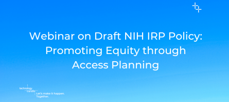 Webinar on Draft NIH IRP Policy: Promoting Equity through Access Planning