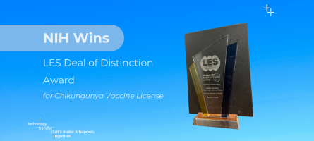 NIH Wins LES Deal of Distinction Award for Chikungunya Vaccine License