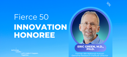 Fierce 50 Innovation Honoree, Eric Green, M.D., Ph.D.