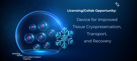 Licensing/Collab Opportunity: Device for improved tissue cryopreservation, transport, and recovery
