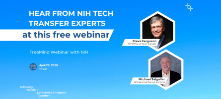 Hear from NIH Tech Transfer Experts at the FreeMind webinar. 