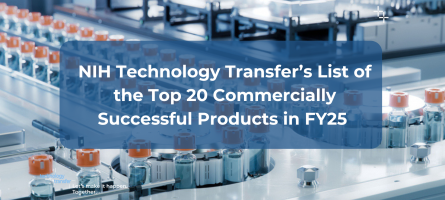 NIH Technology Transfer’s List of the Top 20 Commercially Successful Products in FY25 
