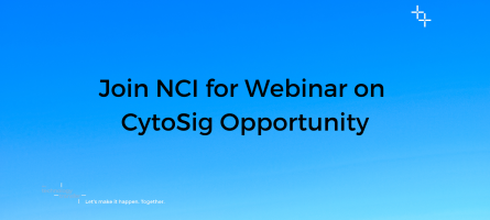 Join NCI for Webinar on CytoSig Opportunity