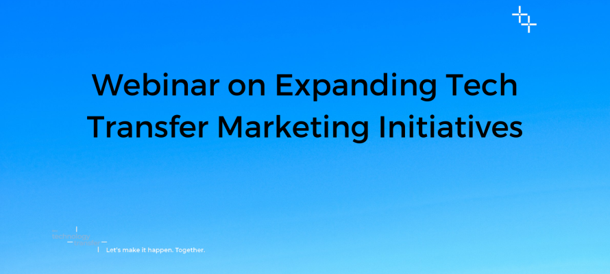 Webinar on Expanding Tech Transfer Marketing Initiatives