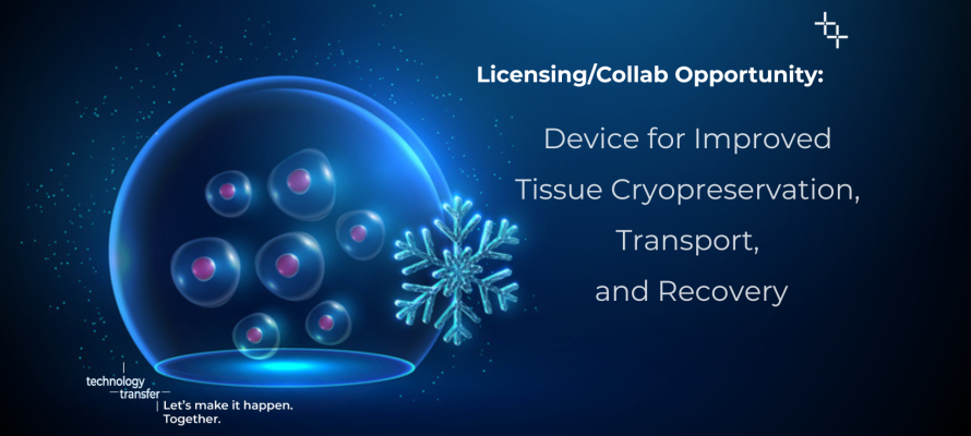 Licensing/Collab Opportunity: Device for improved tissue cryopreservation, transport, and recovery
