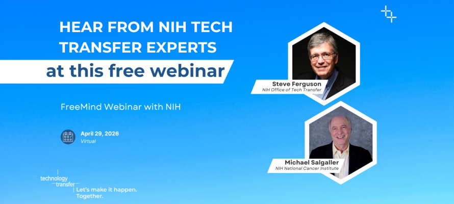 Hear from NIH Tech Transfer Experts at the FreeMind webinar. 