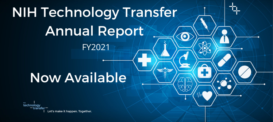 NIH Technology Transfer Annual Report FY2021 Now Available