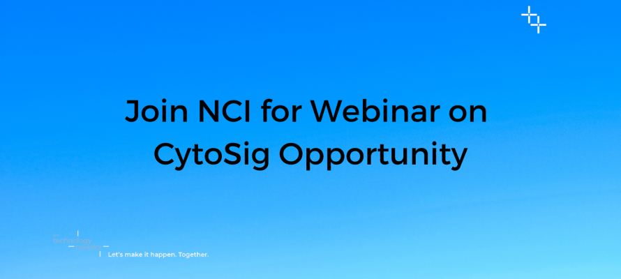 Join NCI for Webinar on CytoSig Opportunity